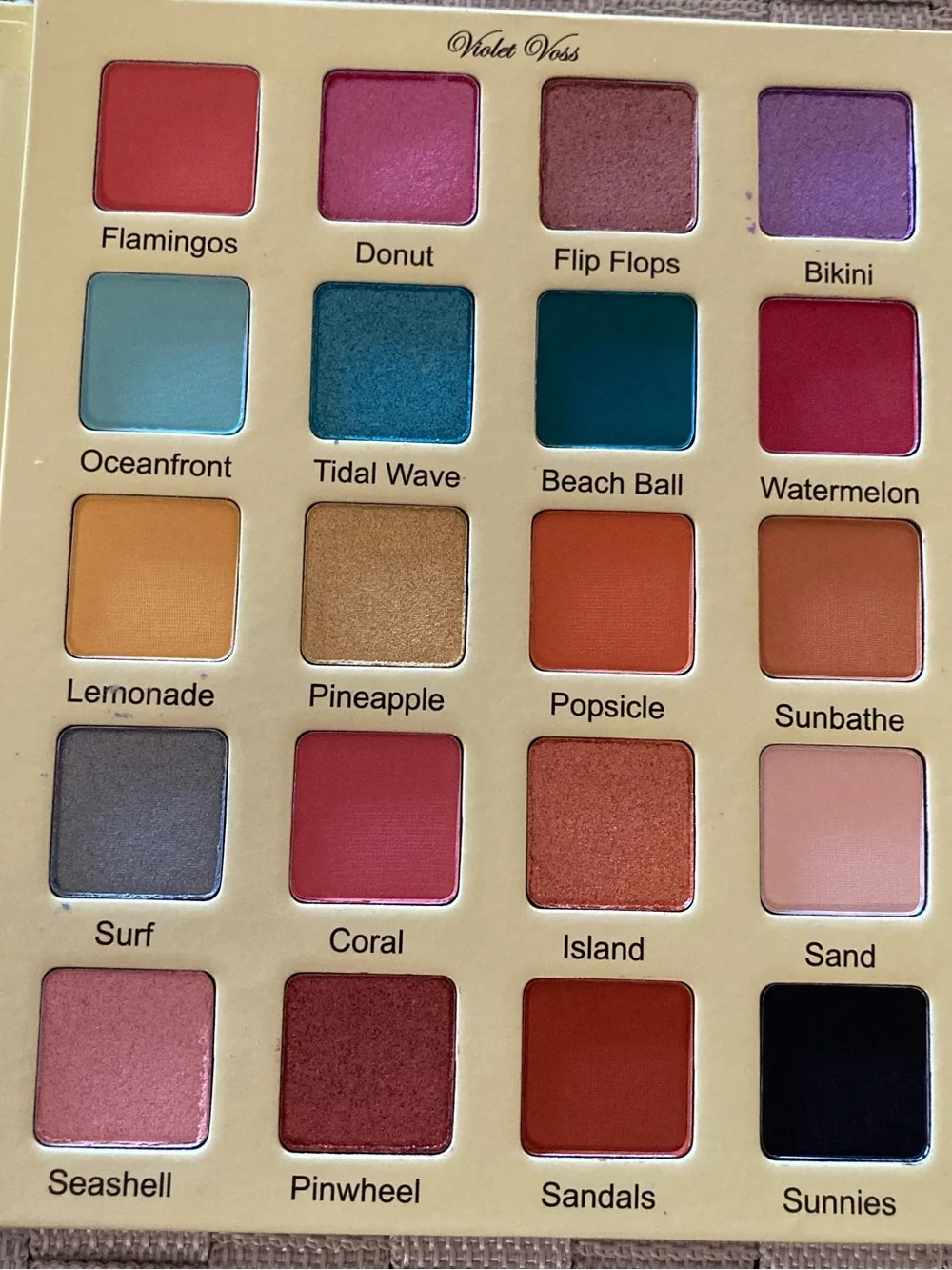 VIOLET VOSS 'Flamingo' Eyeshadow Palette - 20 shades
